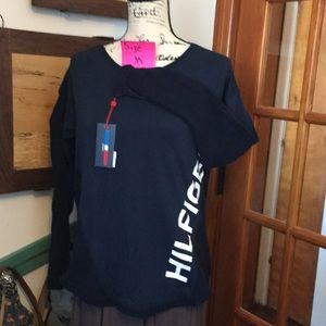 NWT Tommy Hilfiger Logo Mesh Tee
